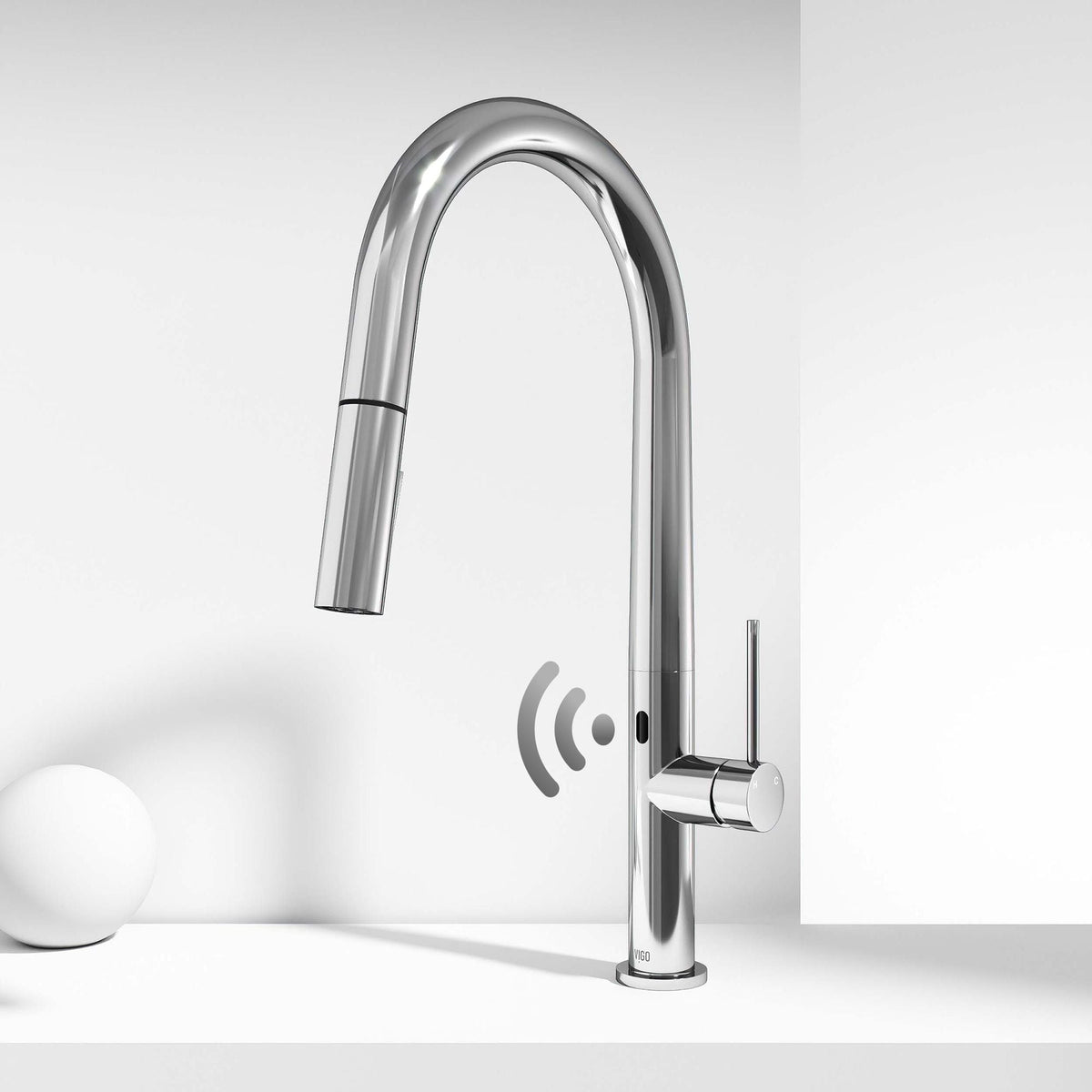 Touchless Pull-Down Kitchen Faucet – Smart Motion Sensor Water Control