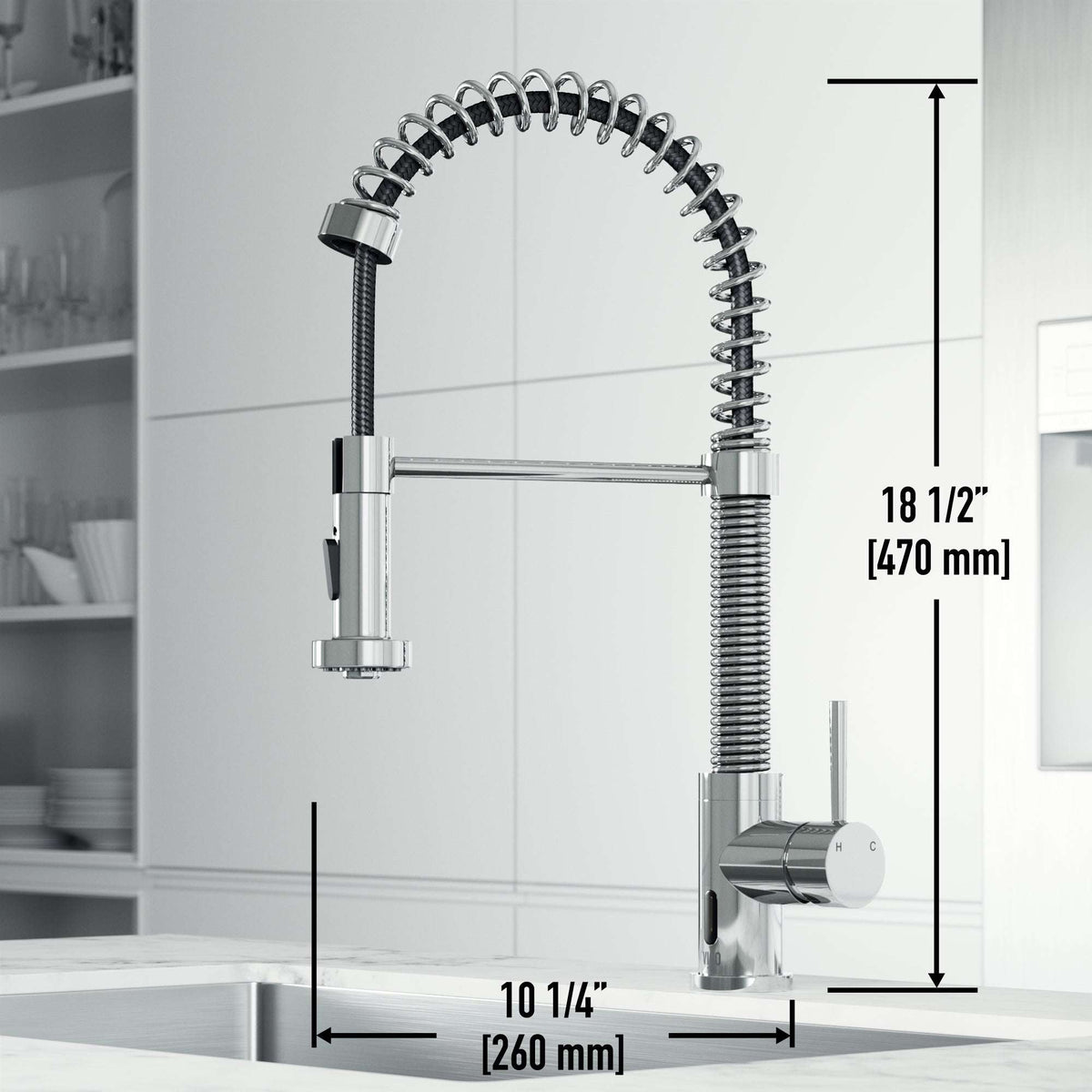 Edison Touchless Pull-Down Kitchen Faucet