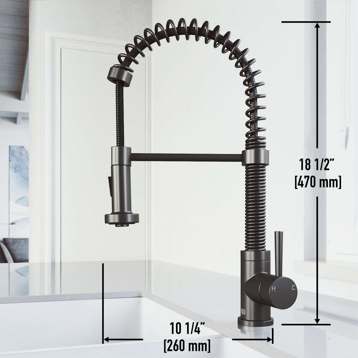 Edison Pull-Down Kitchen Spray Faucet