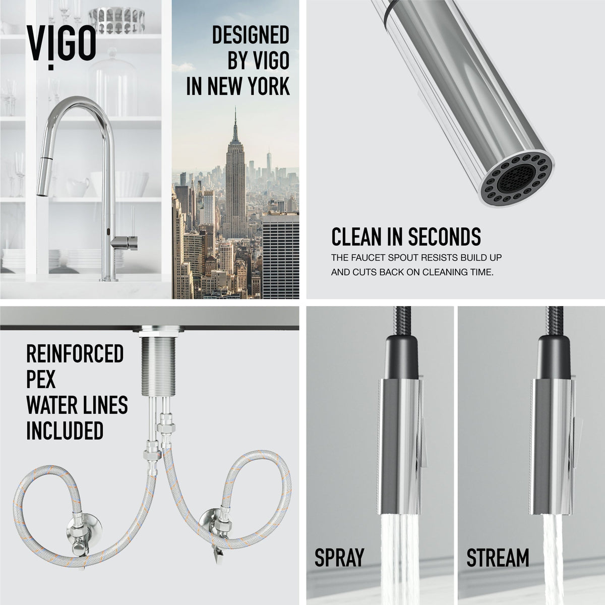 Touchless Pull-Down Kitchen Faucet – Smart Motion Sensor Water Control