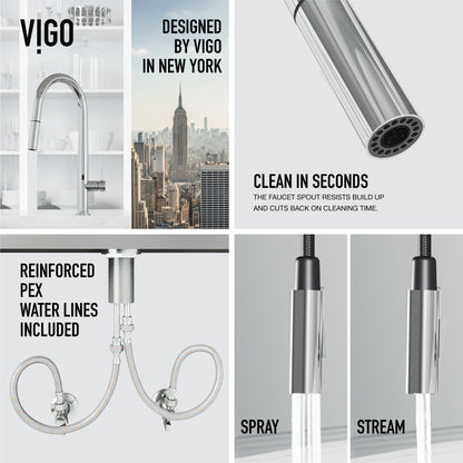 Touchless Pull-Down Kitchen Faucet – Smart Motion Sensor Water Control