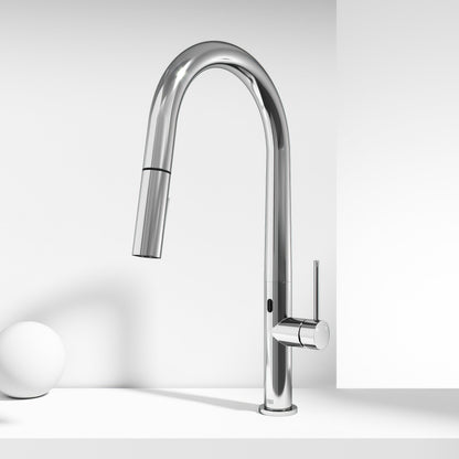 Touchless Pull-Down Kitchen Faucet – Smart Motion Sensor Water Control