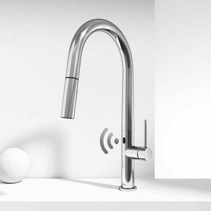 Touchless Pull-Down Kitchen Faucet – Smart Motion Sensor Water Control