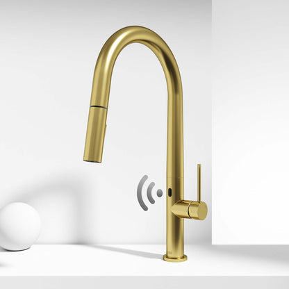 Touchless Pull-Down Kitchen Faucet – Smart Motion Sensor Water Control